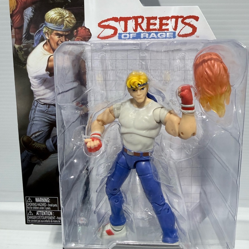 Jakks Pacific Sega Video Game Streets Of Rage AXEL Action Figure NEW